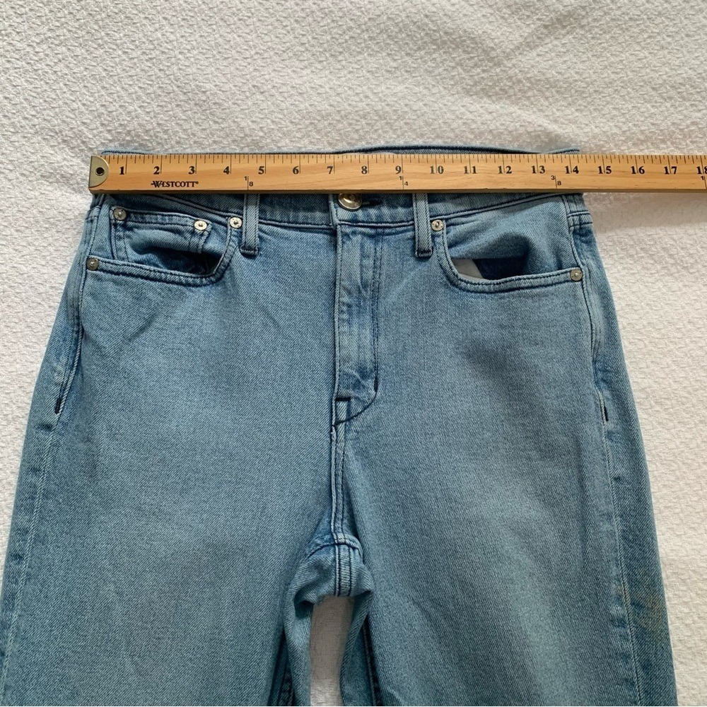 AYR The Bomb Jeans Light Wash High Rise Straight Leg‎ Denim Blue W 28 - Picture 11 of 14